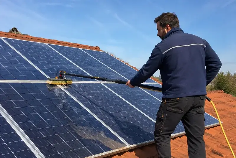 Nettoyage et entretien de panneaux solaires à Saint-Sauveur