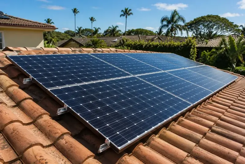 Installation de panneaux solaires à Saint-Sauveur